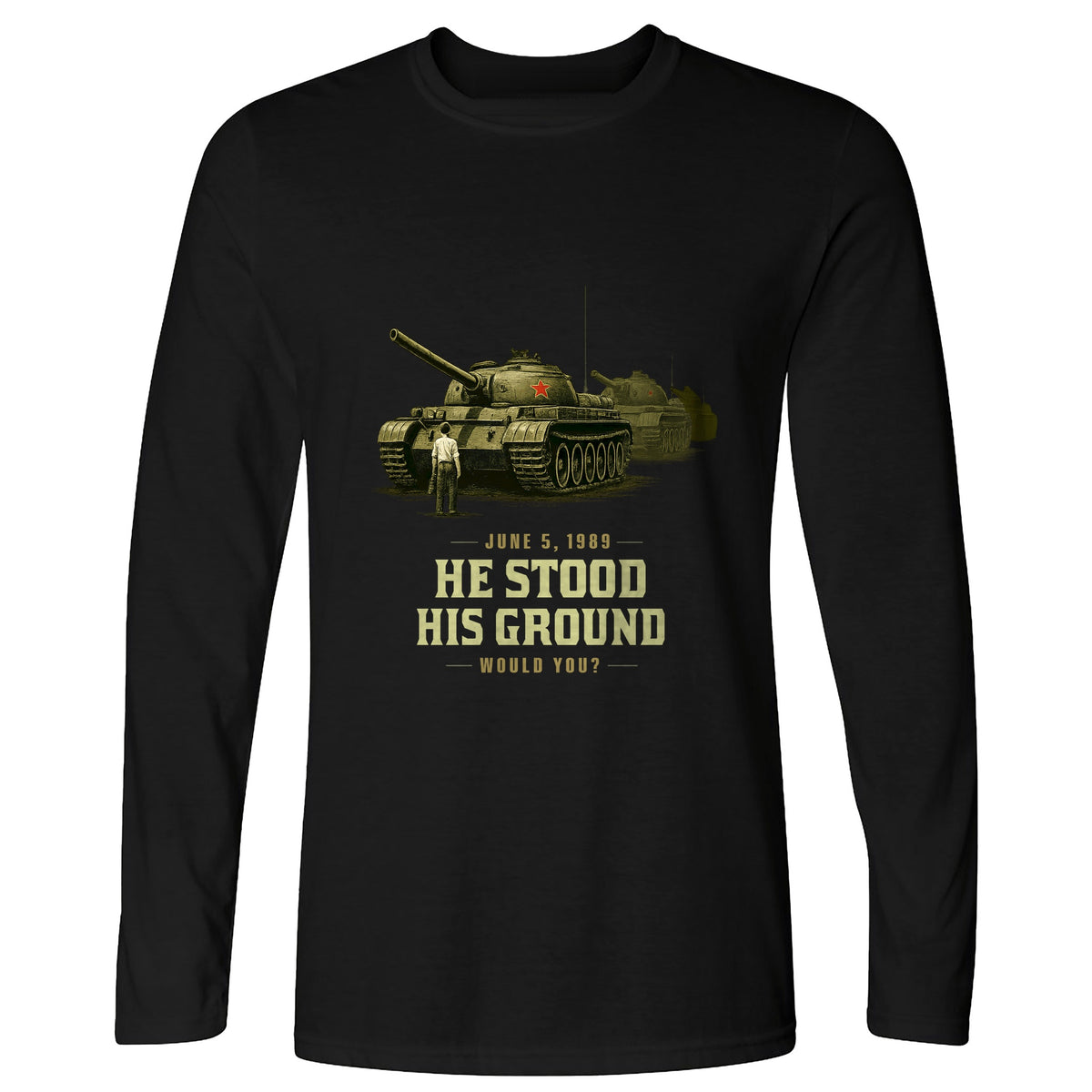 Tank Man Long Sleeve T-Shirt