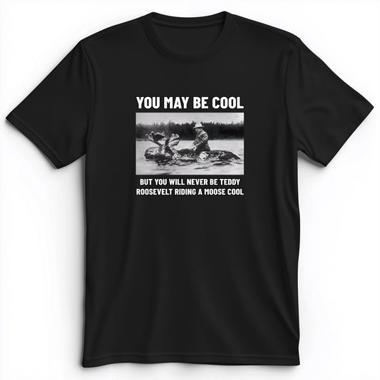 Teddy Riding Moose Premium Tee