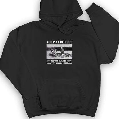 Teddy Riding Moose Hoodie