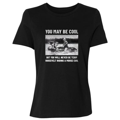 Teddy Riding Moose Women's T-Shirt