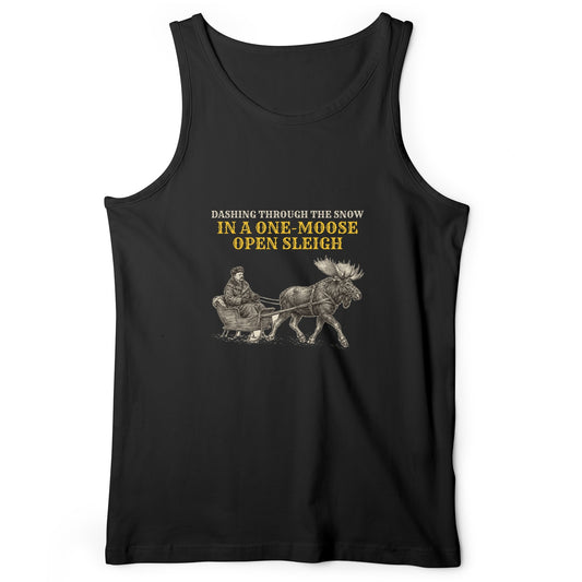 Teddy Roosevelt One Moose Open Sleigh Tank Top