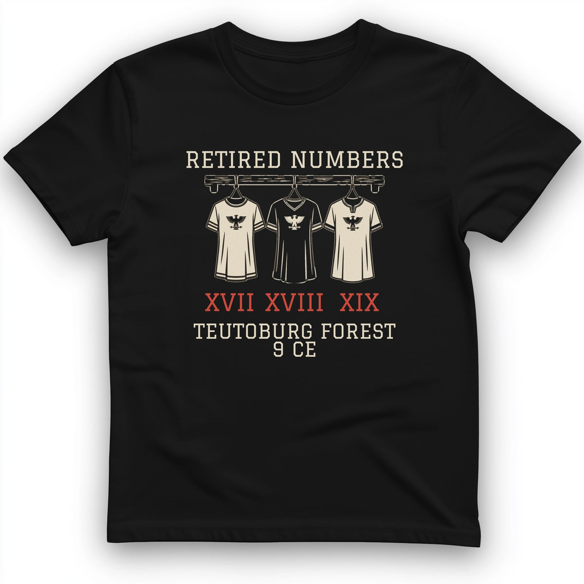 Teutoburg Retired Numbers T-Shirt