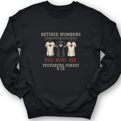 Teutoburg Retired Numbers Crewneck
