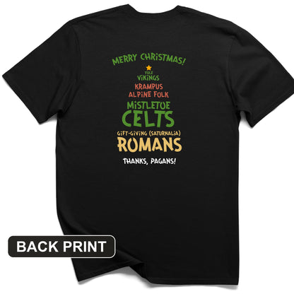 Thanks Pagans Back Print T-Shirt