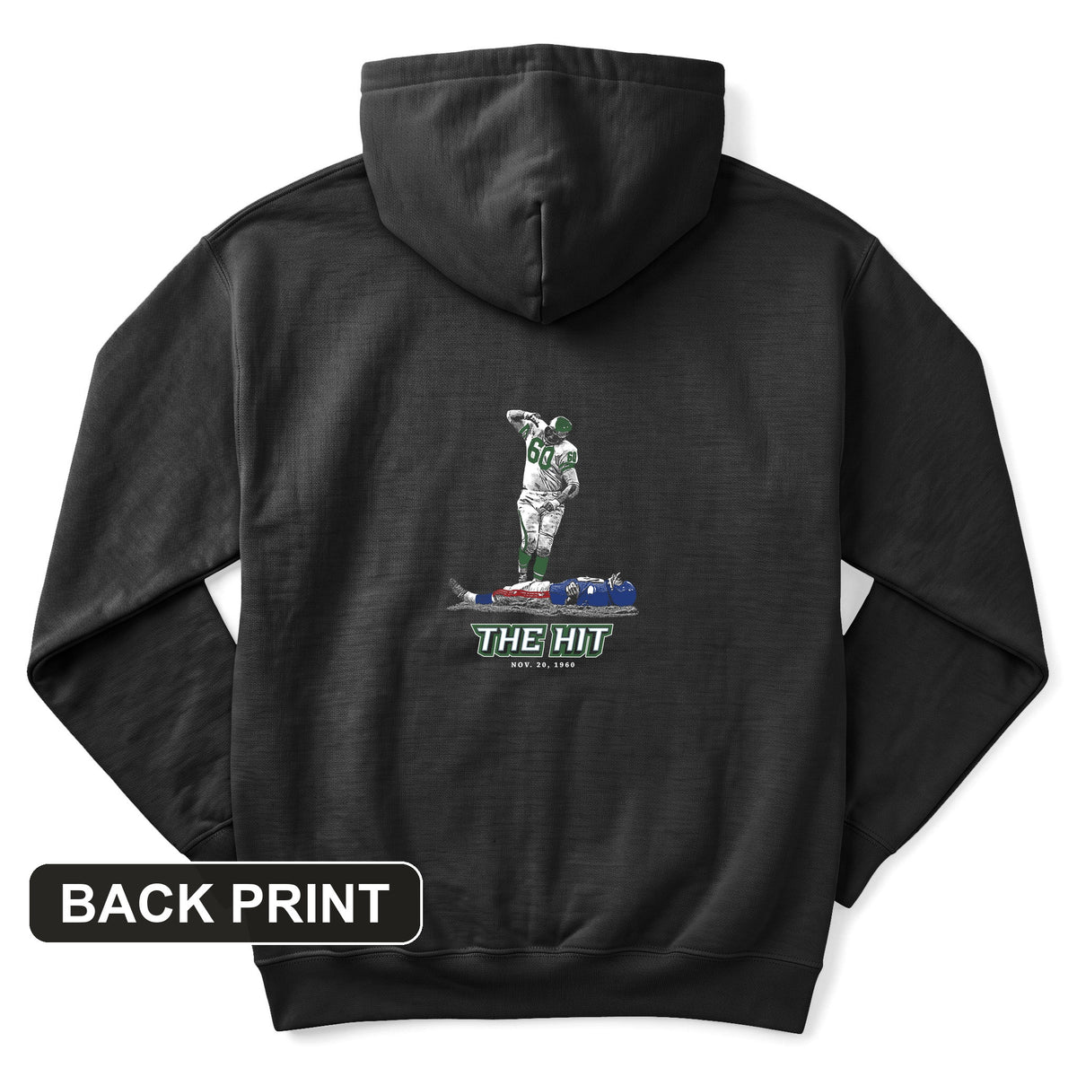 The Hit Back Print Hoodie