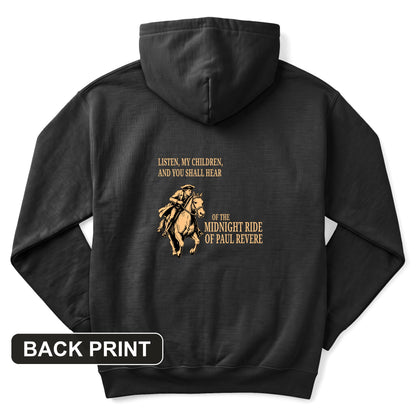 The Midnight Ride Back Print Hoodie