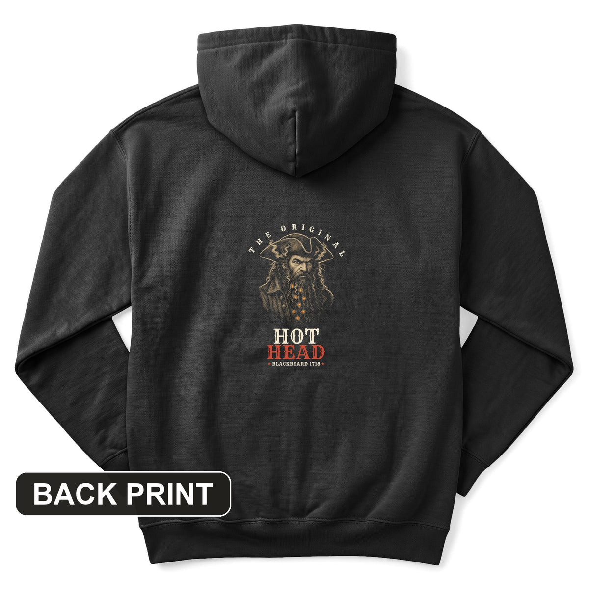 The Original Hot Head Back Print Hoodie