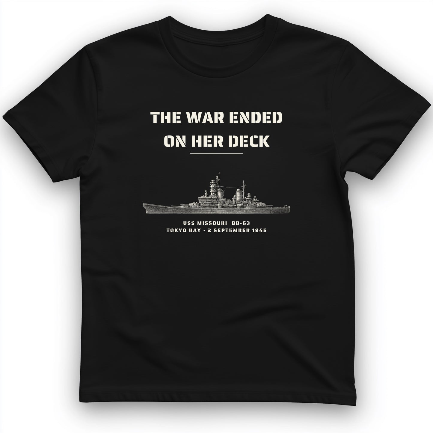 The War Ended On Her Deck T-Shirt