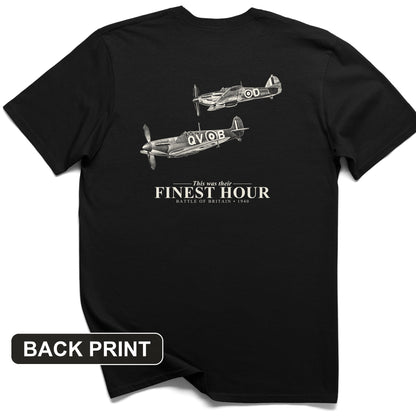 Their Finest Hour Back Print T-Shirt