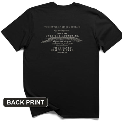 They Saved Him The Trip Back Print T-Shirt