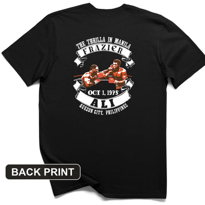 Thrilla In Manila Back Print T-Shirt