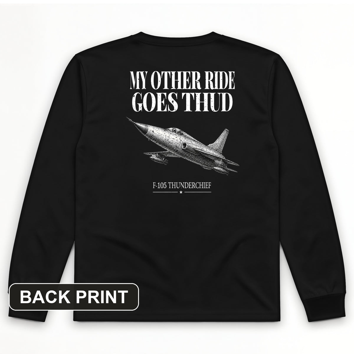 Thud Back Print Long Sleeve T-Shirt