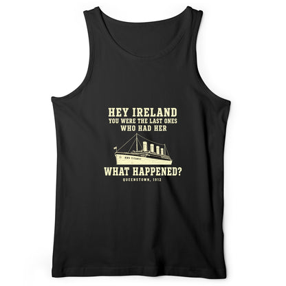 Titanic What Happened Queenstown 1912 Tank Top