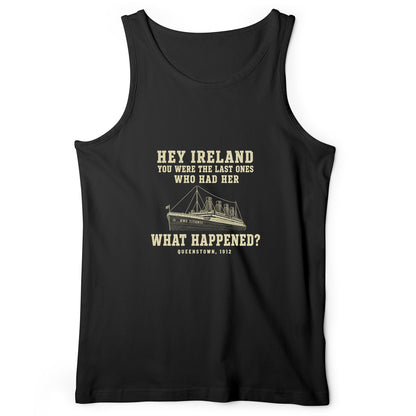 Titanic "What Happened" Queenstown 1912 Tank Top