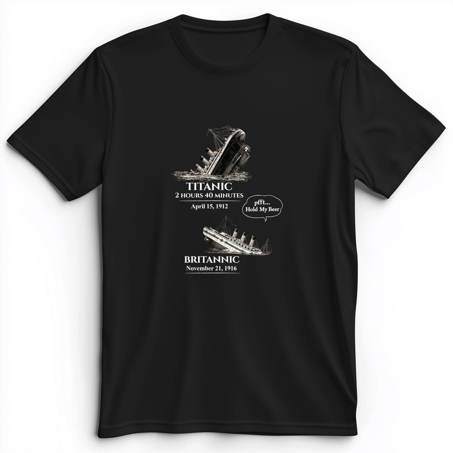 Titanic and Britannic Premium Tee