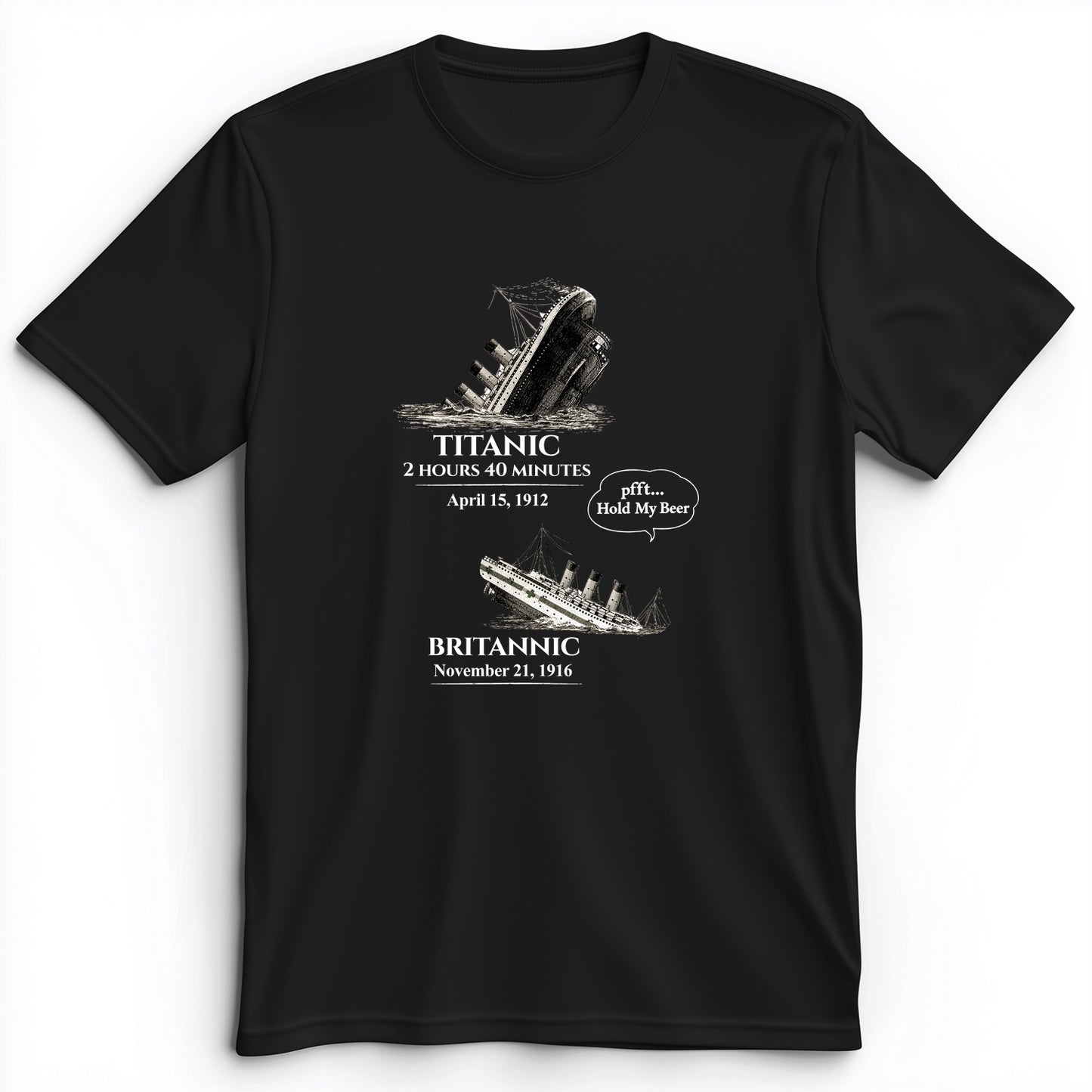 Titanic and Britannic Premium Tee