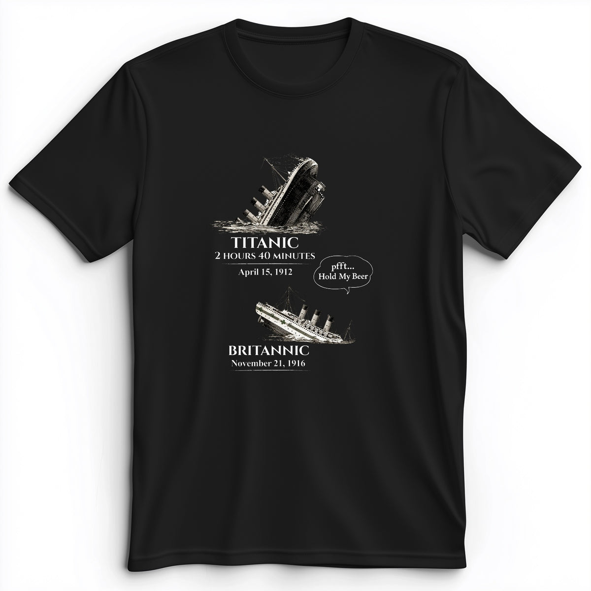 Titanic and Britannic Premium Tee