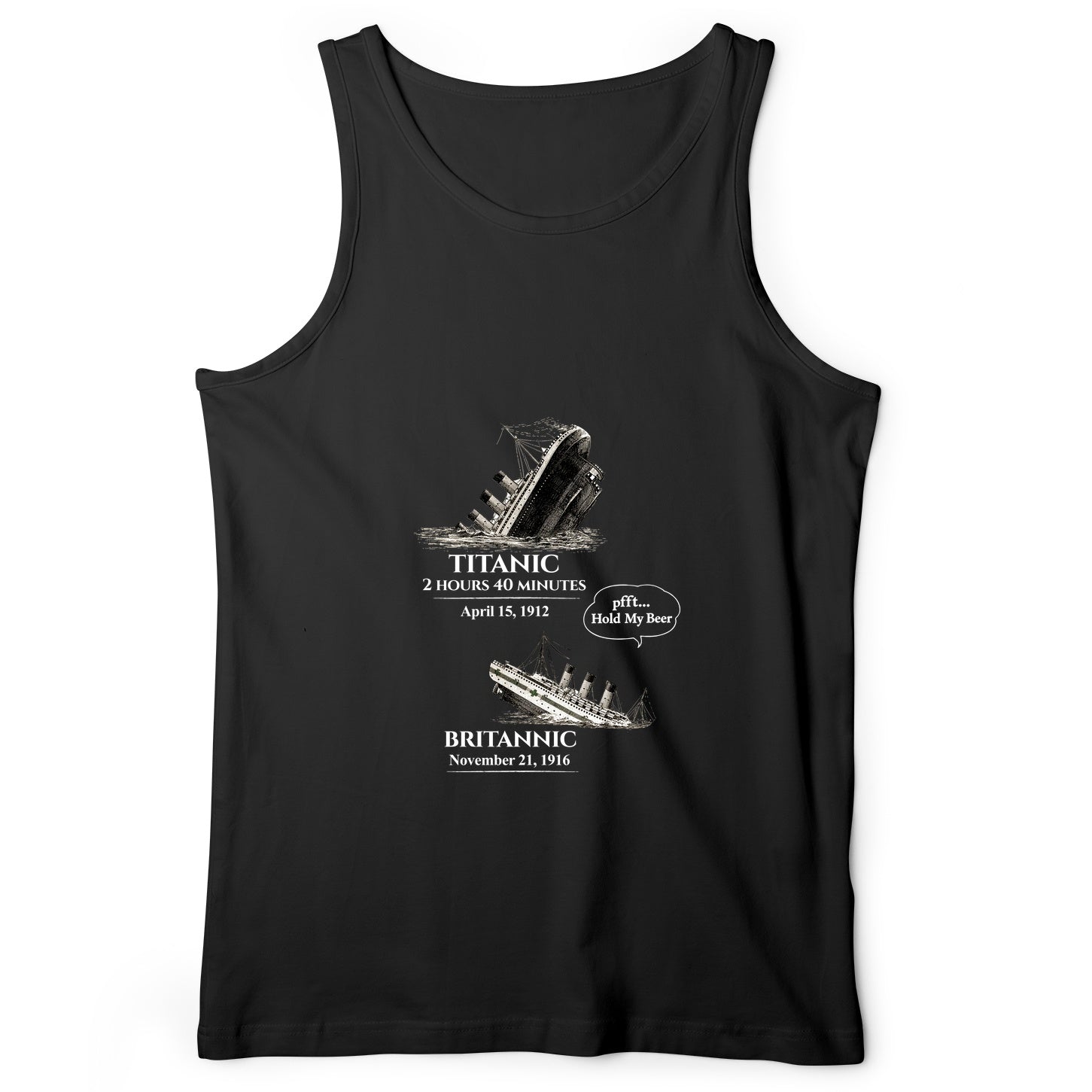 Titanic and Britannic Tank Top