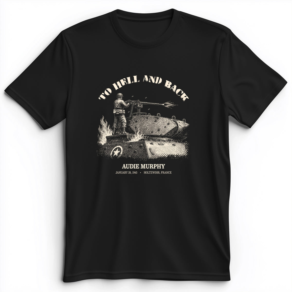 To Hell And Back - Audie Murphy Premium Tee