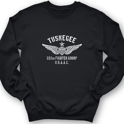 Tuskegee 332 Fighter Group Crewneck