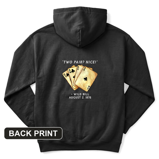 Two Pair Back Print Hoodie