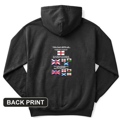 UK Make-up Back Print Hoodie