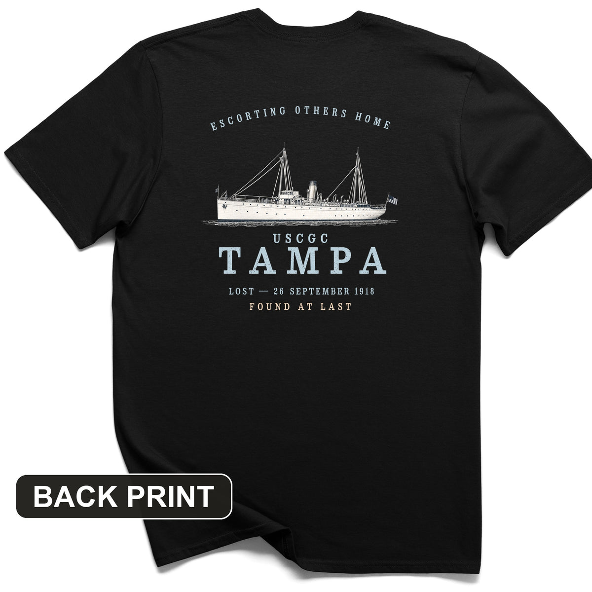 USCGC Tampa Back Print T-Shirt