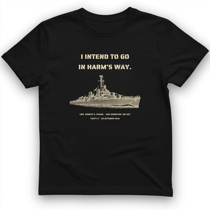 USS Johnston In Harms Way T-Shirt