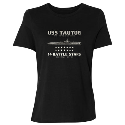 USS Tautog 14 Battle Stars Women's T-Shirt