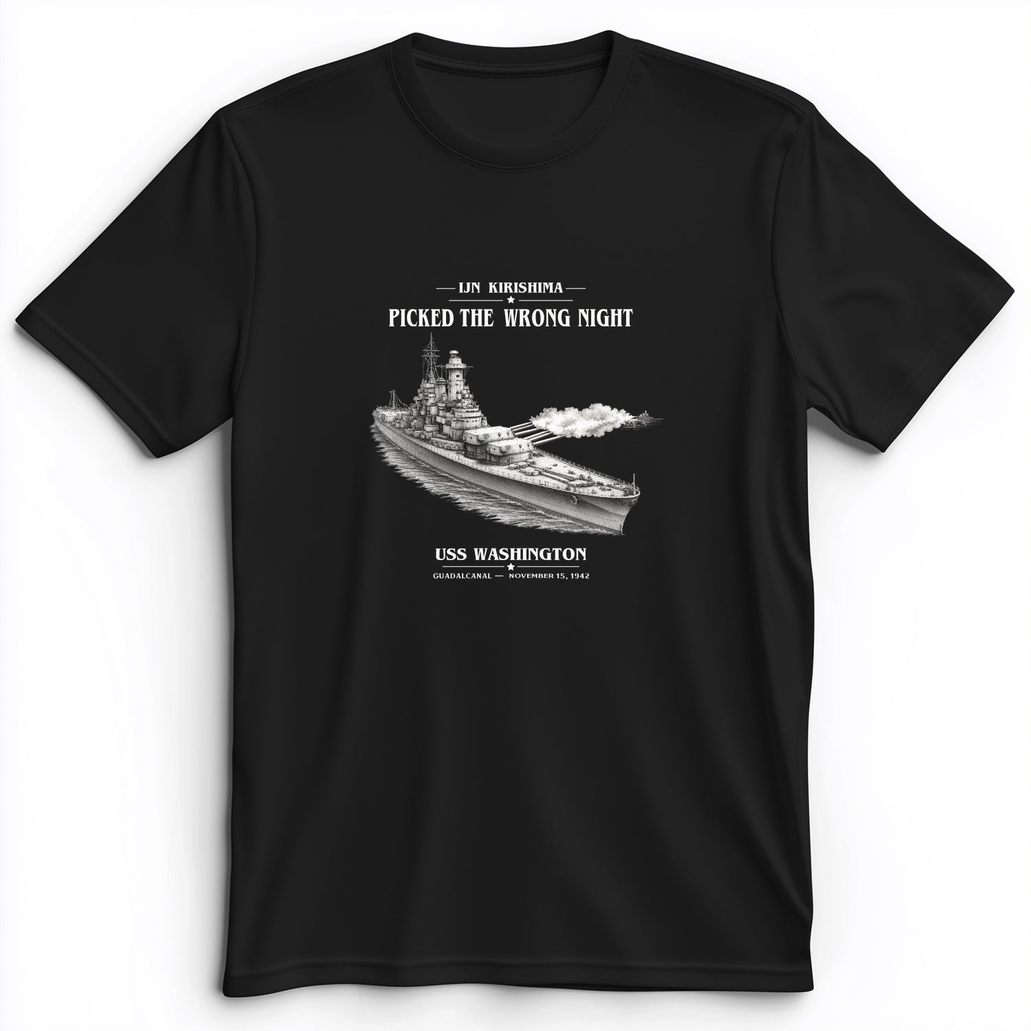 USS Washington at Guadalcanal Premium Tee