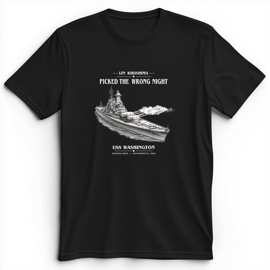 USS Washington at Guadalcanal Premium Tee