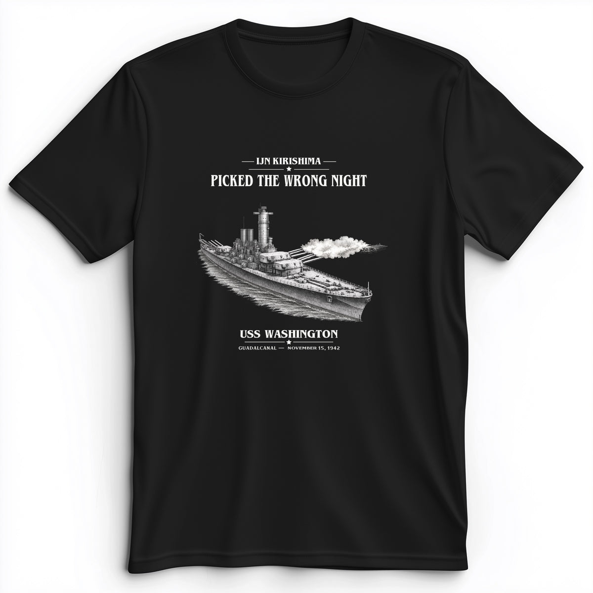 USS Washington at Guadalcanal Premium Tee
