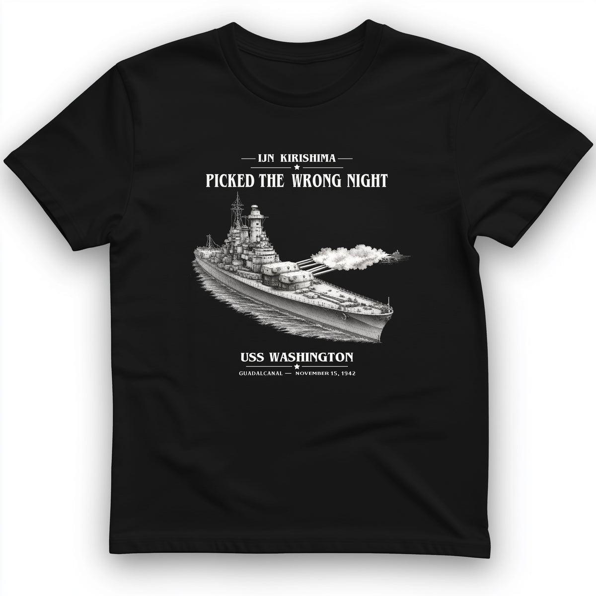 USS Washington at Guadalcanal T-Shirt