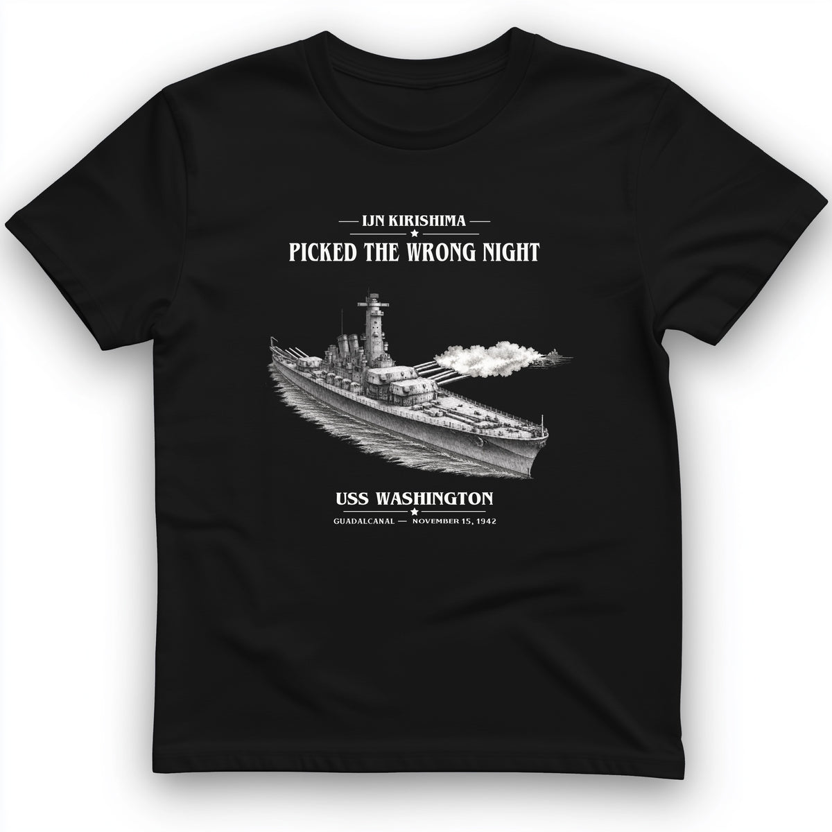USS Washington at Guadalcanal T-Shirt