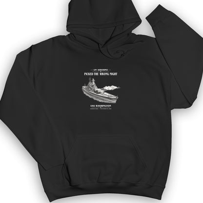 USS Washington at Guadalcanal Hoodie