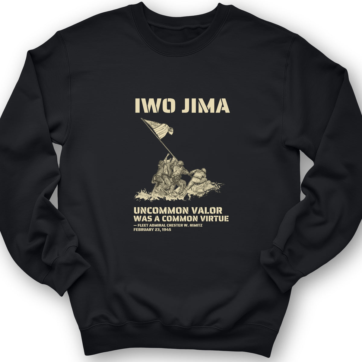 Uncommon Valor Iwo Jima Crewneck