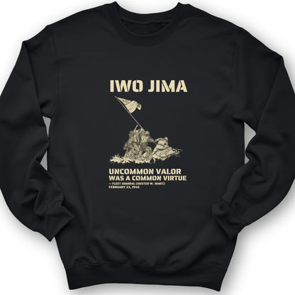 Uncommon Valor Iwo Jima Crewneck
