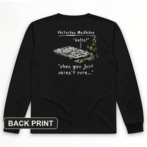 Victorian Medicine Back Print Long Sleeve T-Shirt