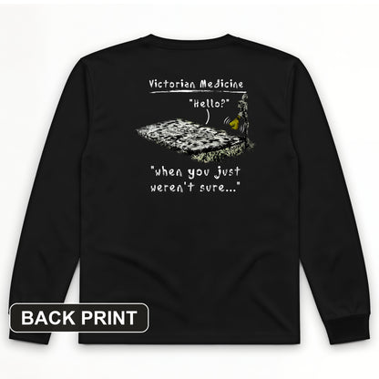 Victorian Medicine Back Print Long Sleeve T-Shirt