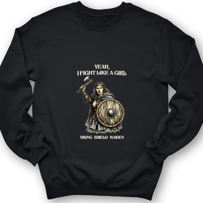 Viking Shield Maiden Sweatshirt