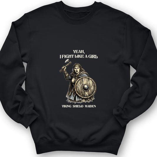 Viking Shield Maiden Sweatshirt