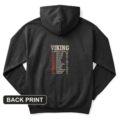 Viking World Tour Back Print Hoodie