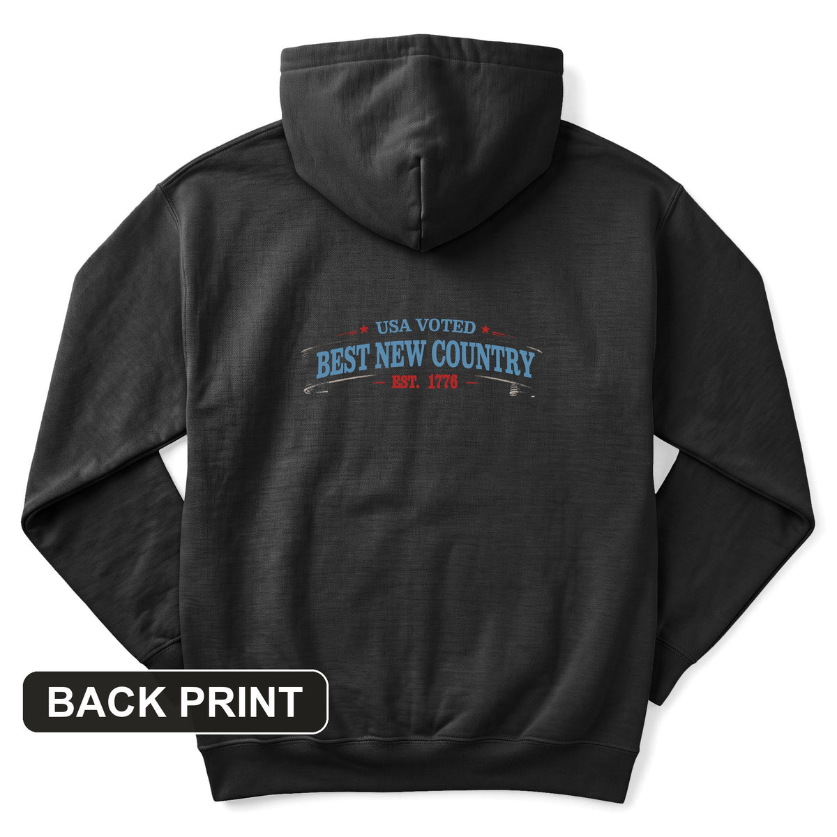 Voted Best New Country Back Print Hoodie