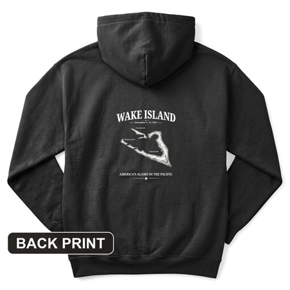 Wake Island - Alamo Back Print Hoodie