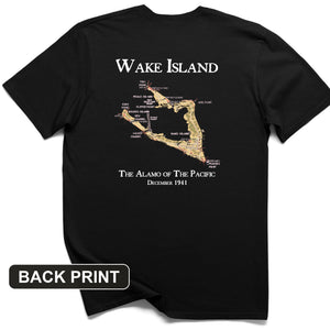 Wake Island Back Print T-Shirt