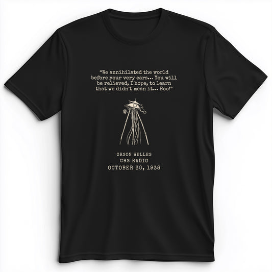 War Of The Worlds Boo Premium Tee
