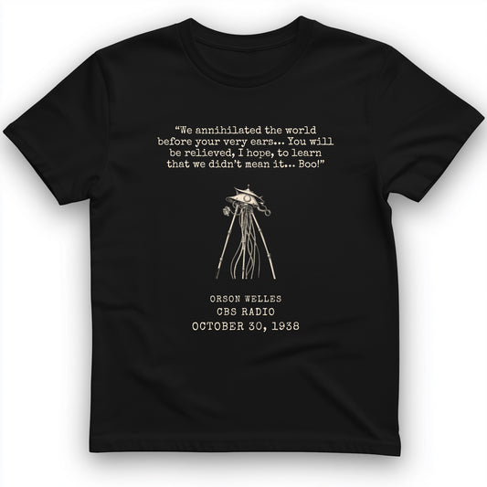 War Of The Worlds Boo T-Shirt