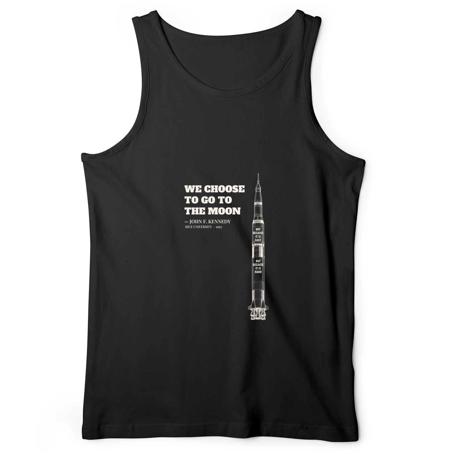 We Choose To Go To The Moon Tank Top