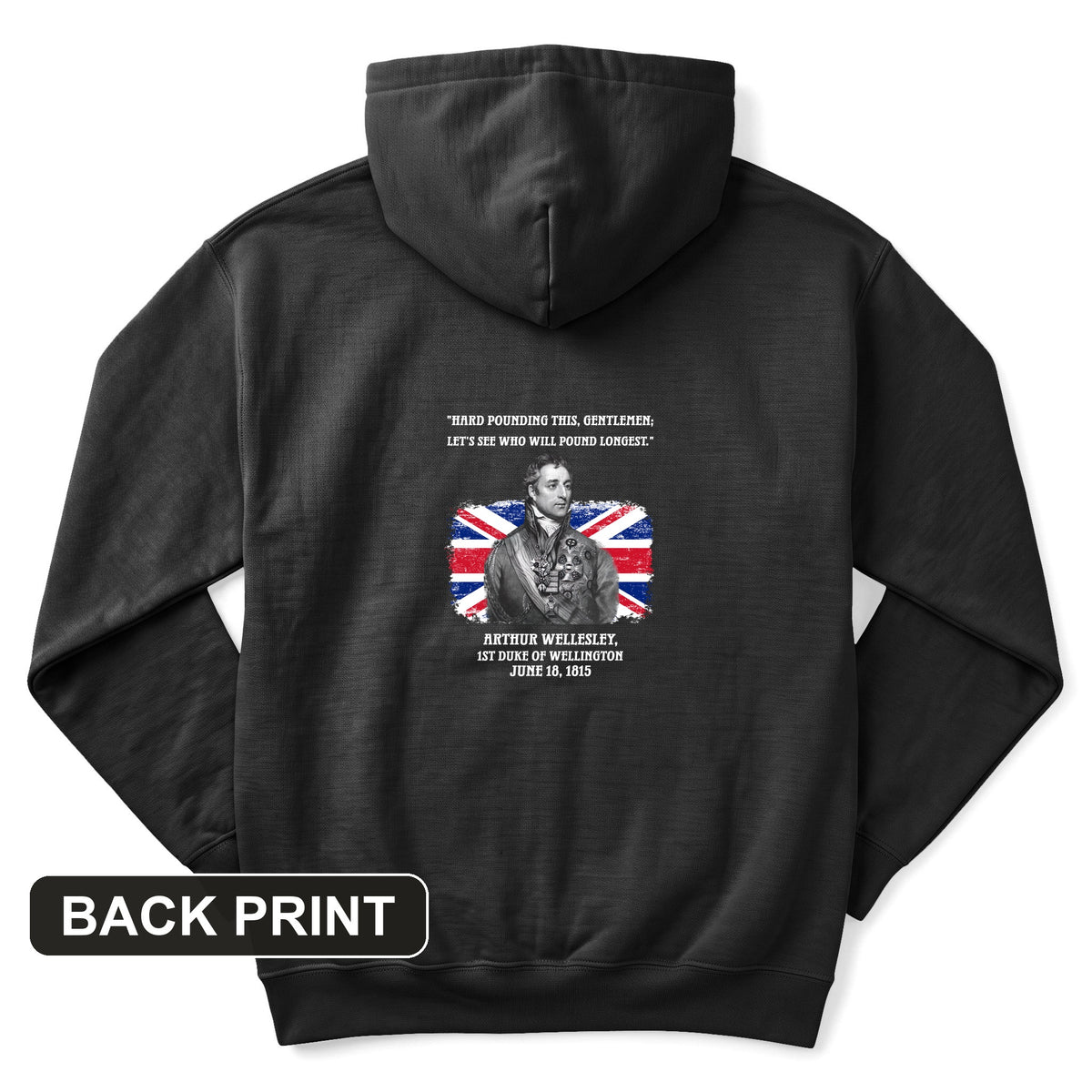Wellington Back Print Hoodie
