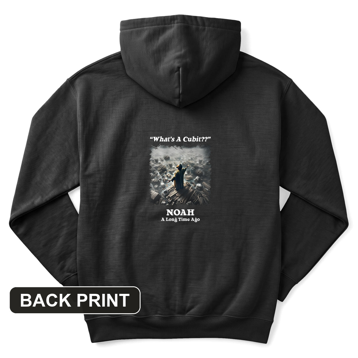 What's A Cubit Back Print Hoodie